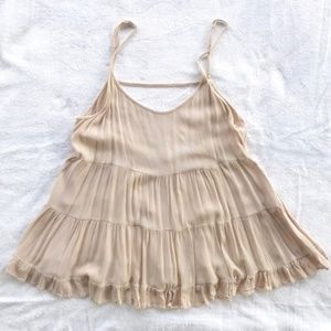 paper crane boho tank